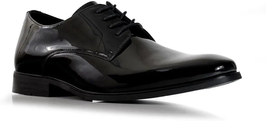 Ferro Aldo Alvin MFA19696 Men's Plain Square-Toe Derby Dress Shoes