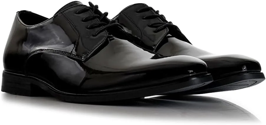 Ferro Aldo Alvin MFA19696 Men's Plain Square-Toe Derby Dress Shoes