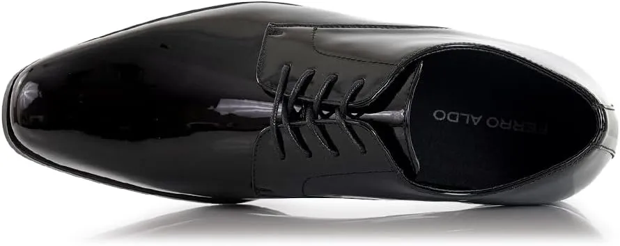 Ferro Aldo Alvin MFA19696 Men's Plain Square-Toe Derby Dress Shoes