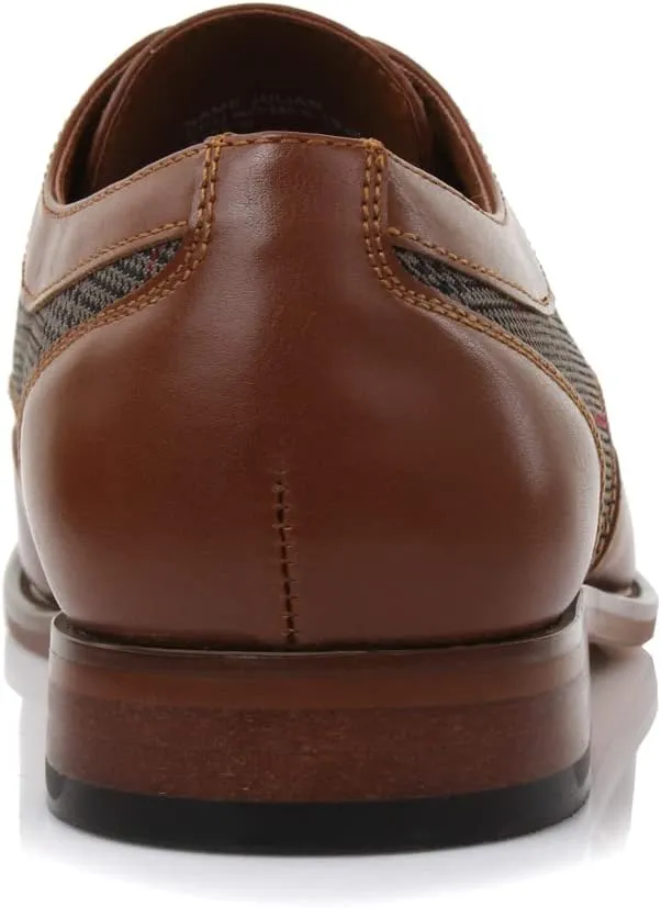 Ferro Aldo Arthur MFA139001D Mens Wingtip Two Tone Oxford Black and White Spectator Dress Shoes