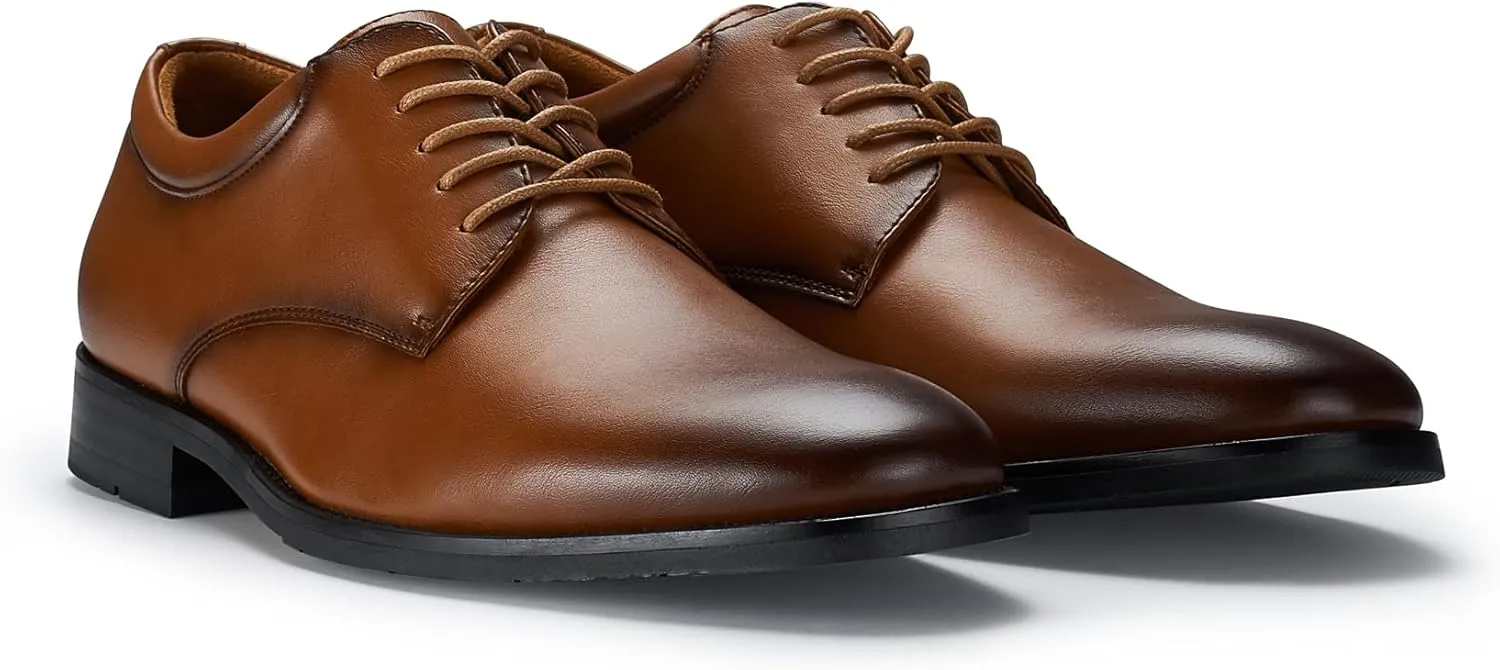 Ferro Aldo Men's Classic Round-Toe Fashion Derby Dress Shoes