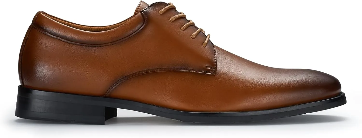 Ferro Aldo Men's Classic Round-Toe Fashion Derby Dress Shoes