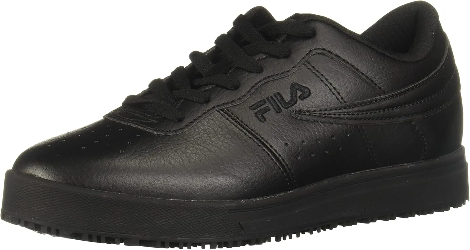 Fila mens Work Food Service Shoe, Black/Black/Black, 12 US