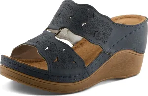 Flexus Women's Dreiser Slide Wedge Sandal