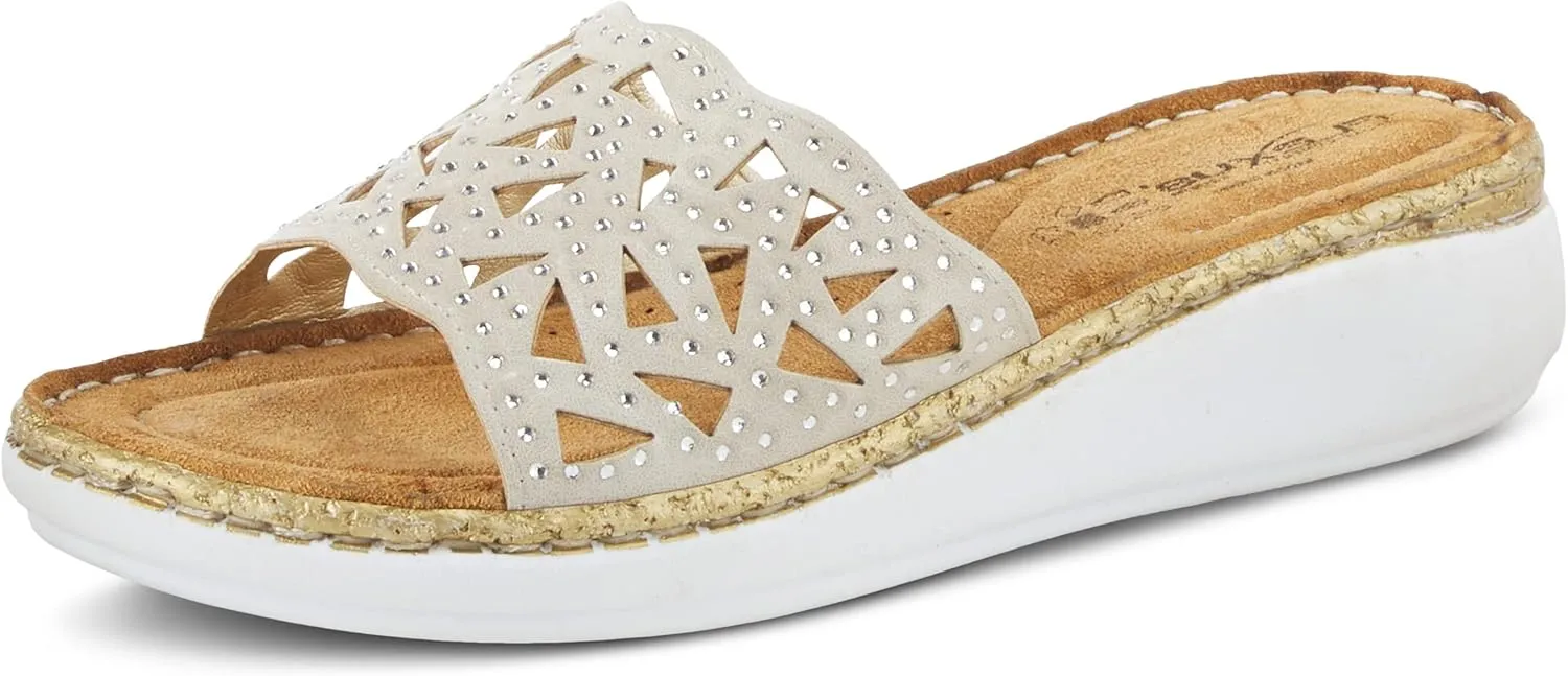 Flexus Women's Windom Slide Wedge Sandal