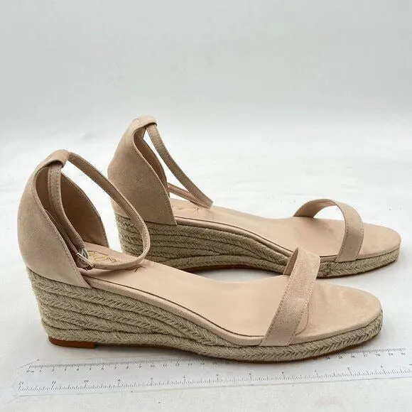 FOWT Nude Ankle Straps Buckle Wedge Sandals Open Toe PlatformD'Orsay  Shoe
