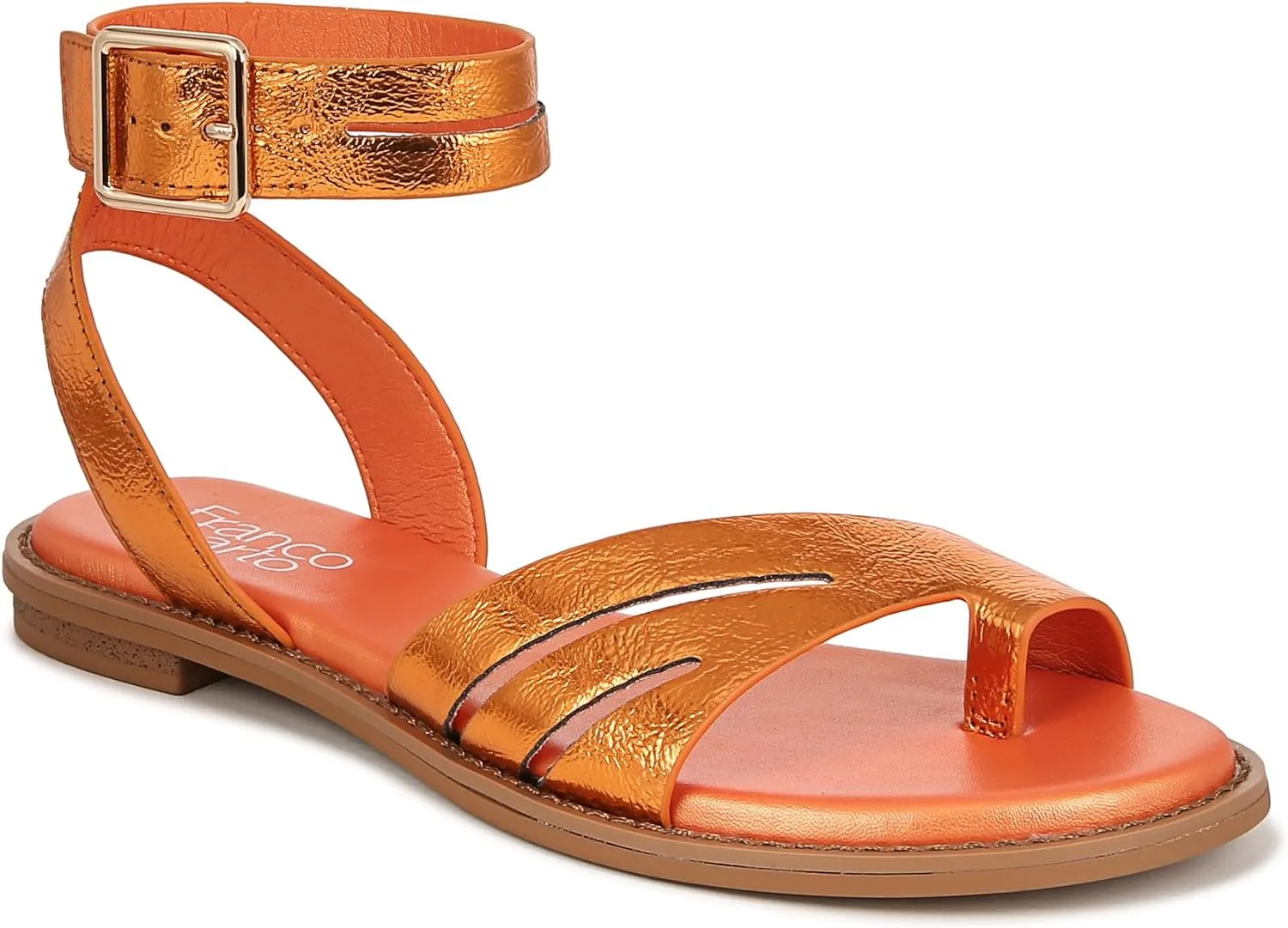 Franco Sarto Women's Greene Ankle Strap Flat Sandals