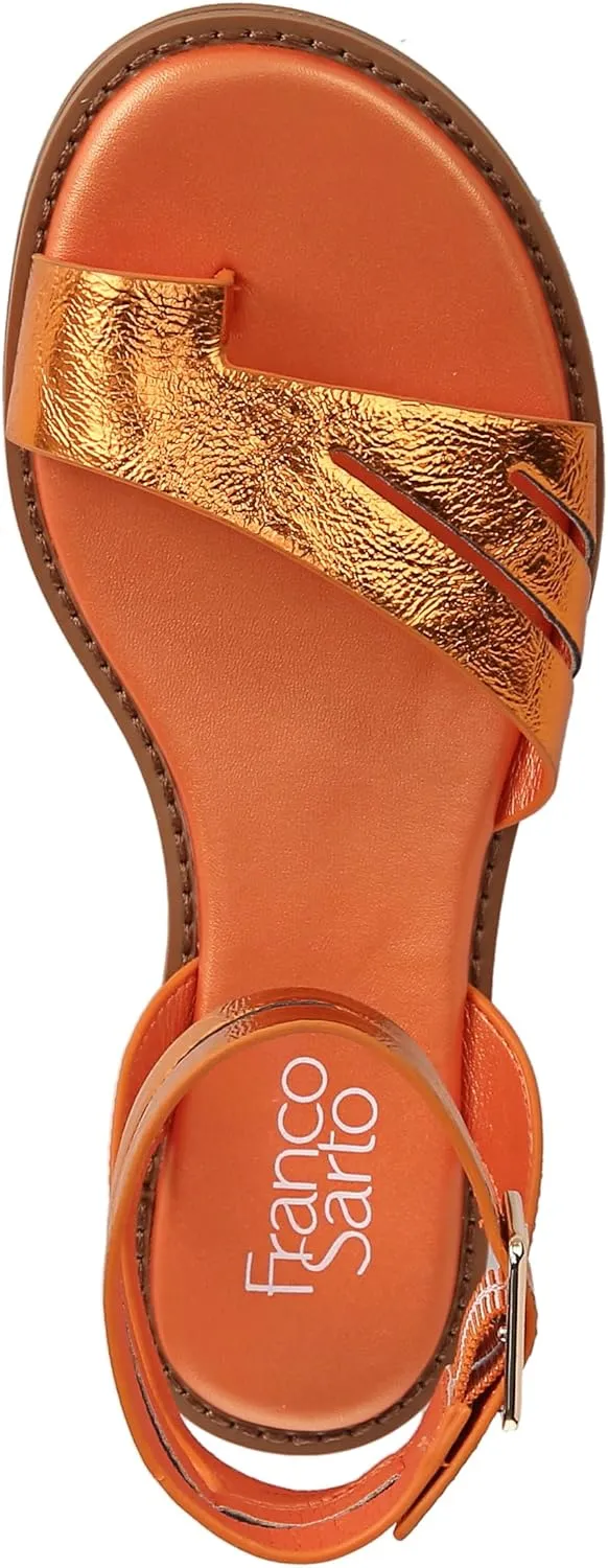 Franco Sarto Women's Greene Ankle Strap Flat Sandals