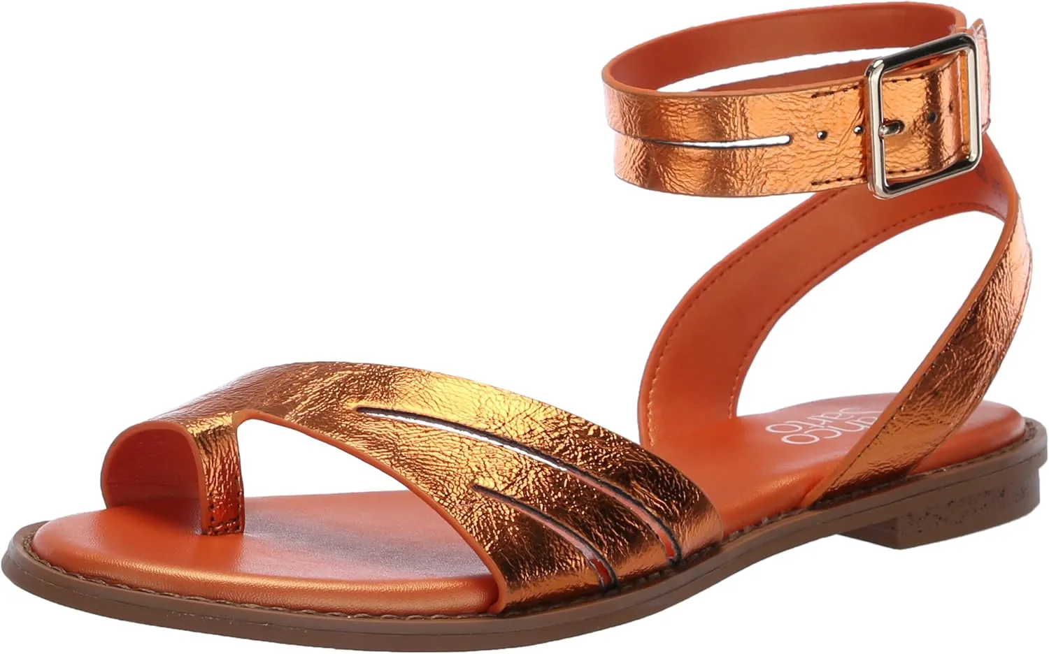 Franco Sarto Women's Greene Ankle Strap Flat Sandals