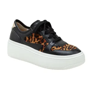GAINS | Lace-up Leather Platform Sneakers