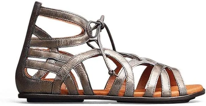 Gentle Souls Women's Break My Heart 3 Gladiator Sandal, Gold