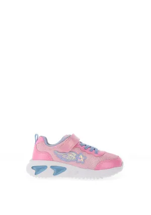 Geox Girl Assister Light Up Trainer, Pink