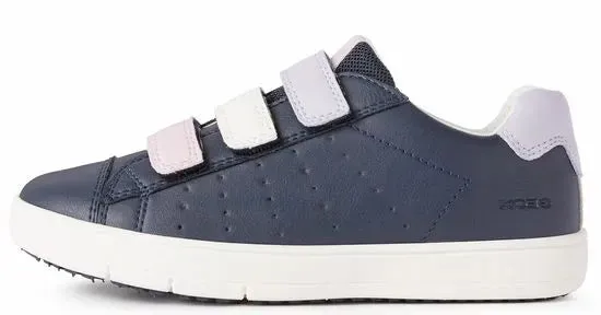 Geox  Navy Multi Color Velcro Sneaker J15DWB