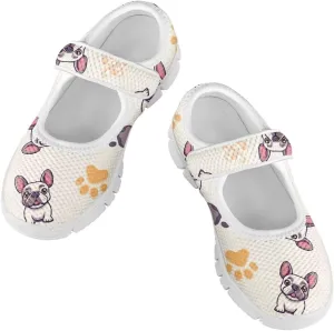 Girls Single Buckle Shoes,Kids Slip On Indoor Outdoor Shoes,Cartoon Mary Jane Flats Shoes for Girls Party