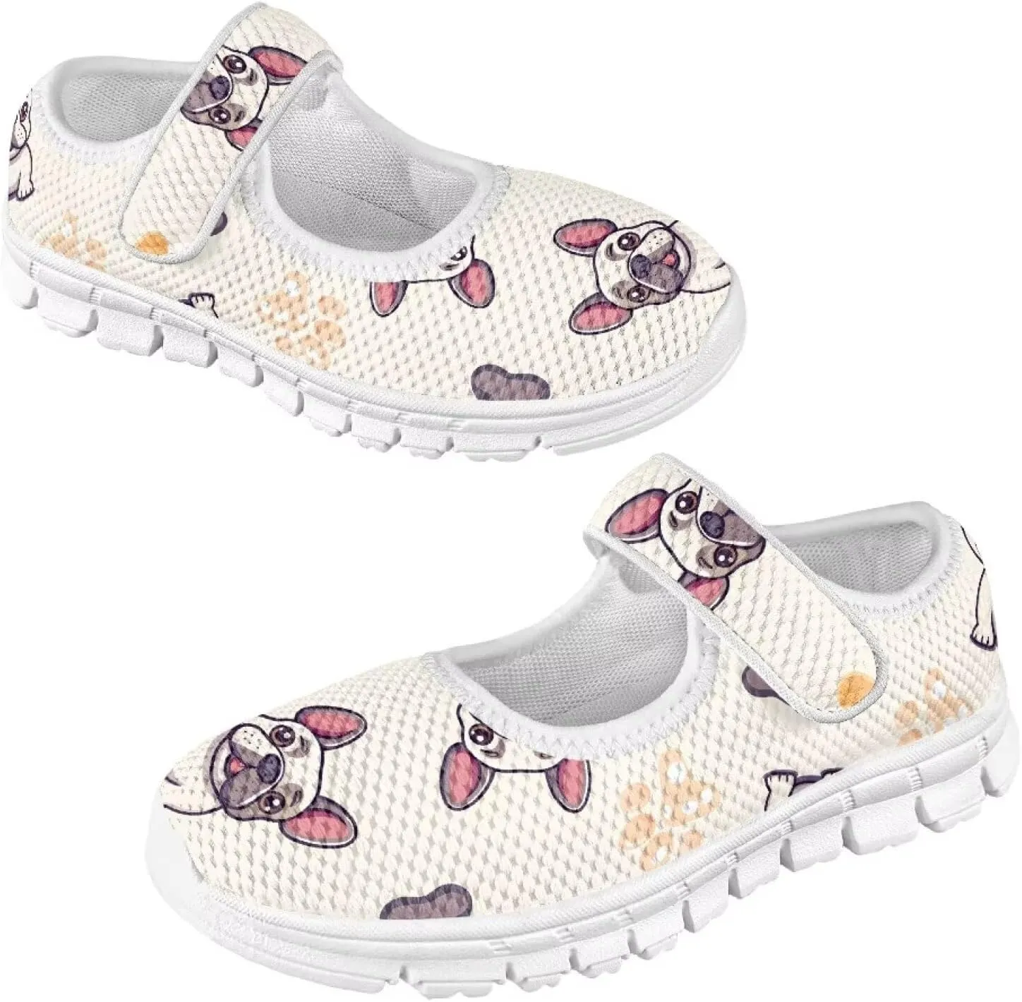 Girls Single Buckle Shoes,Kids Slip On Indoor Outdoor Shoes,Cartoon Mary Jane Flats Shoes for Girls Party