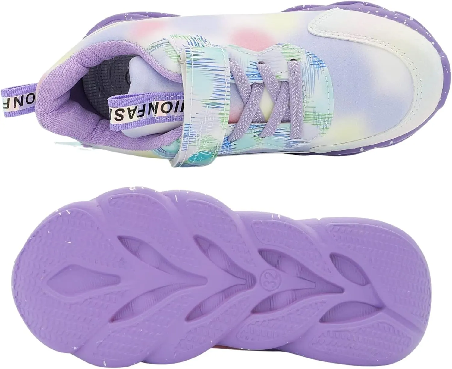 Girls Sneaker LED Light Up Trainers, Zapatillas Deportivas para Niñas, Kids Flashing Shoe Luminous Sports Mesh Shoes Xmas