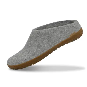 Glerups The Slip On Grey - Honey Rubber Sole