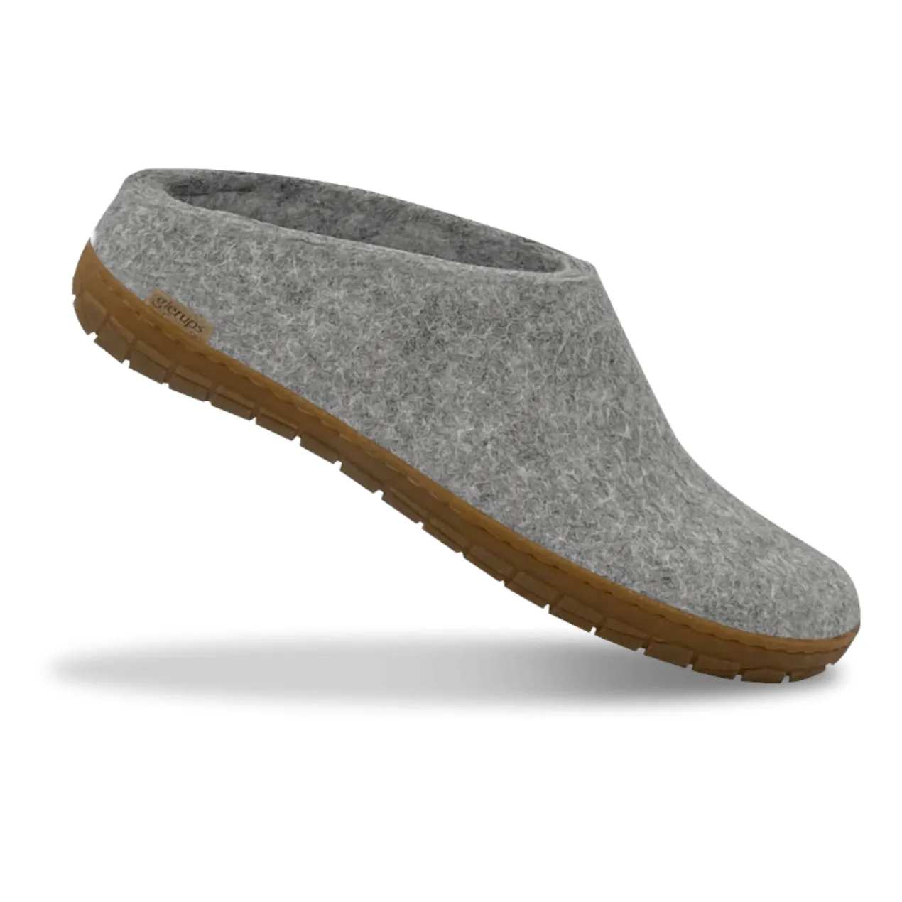 Glerups The Slip On Grey - Honey Rubber Sole