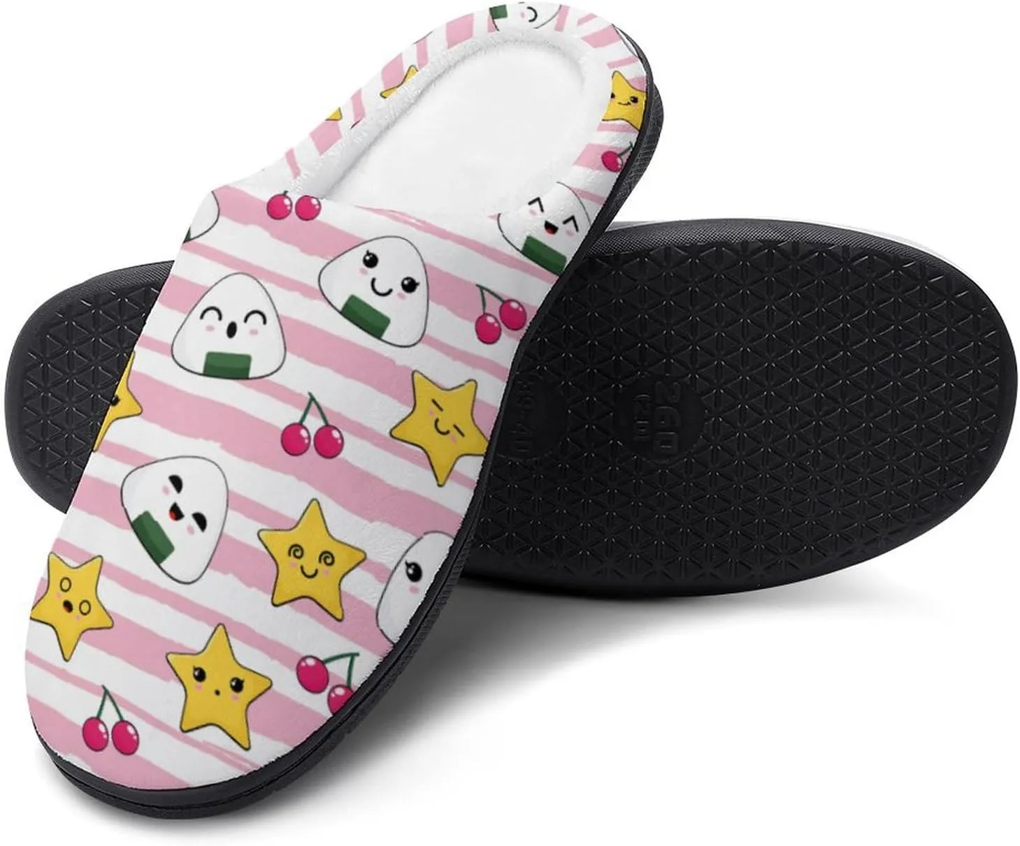 Halloween Checkered Clog Slippers For Men Non-Slip House Slippers Women's Cotton Slippers Slip-On Shoes Indoor Outdoor