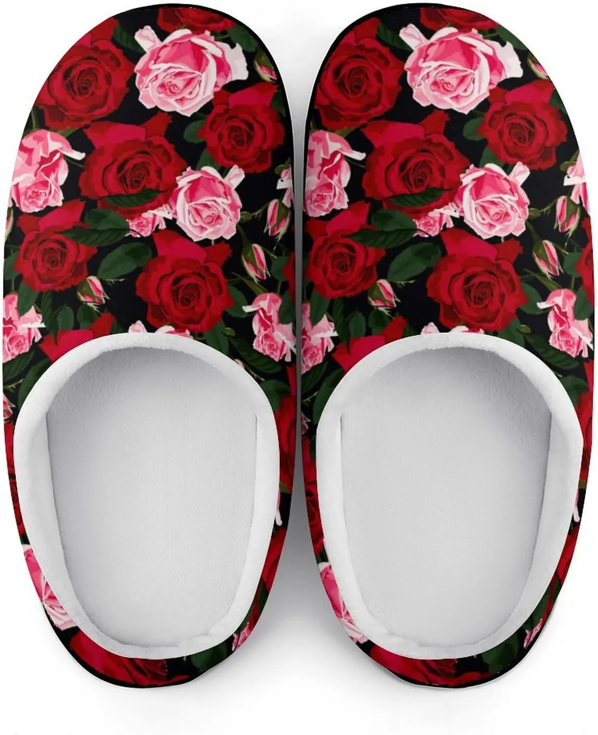 Halloween Green Eyes Black Birds Cats House Slippers For Woman Mens Memory Foam Bedroom Slippers Outdoor Slip-On Shoes