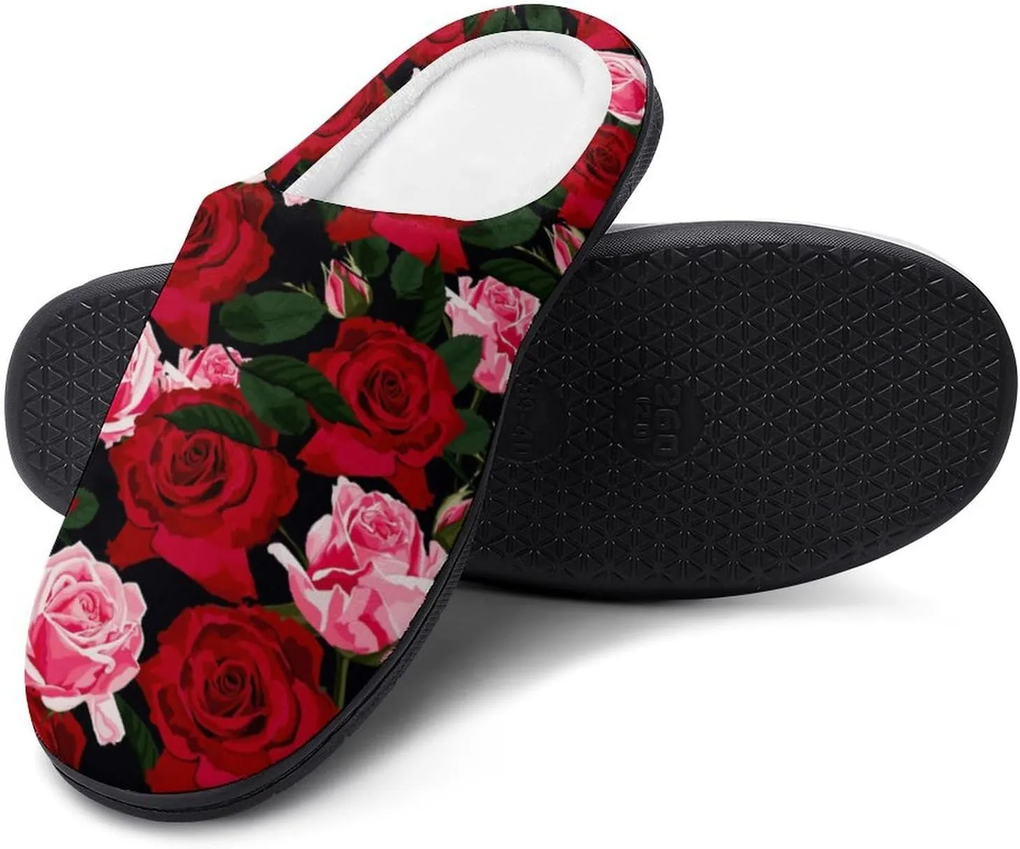 Halloween Green Eyes Black Birds Cats House Slippers For Woman Mens Memory Foam Bedroom Slippers Outdoor Slip-On Shoes