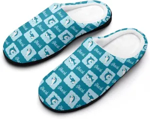 Halloween Party Green House Slippers For Woman Ladies Funny Memory Foam Bedroom Slippers Indoor Outdoor Slip-On Shoes