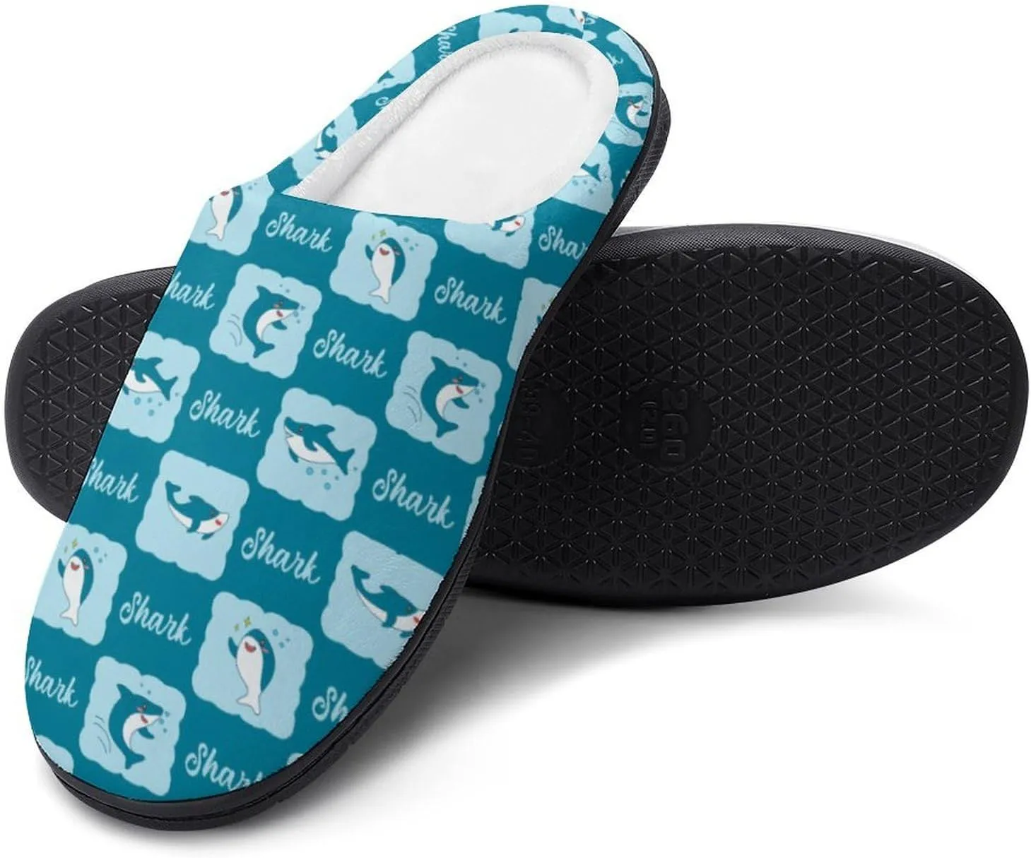 Halloween Party Green House Slippers For Woman Ladies Funny Memory Foam Bedroom Slippers Indoor Outdoor Slip-On Shoes