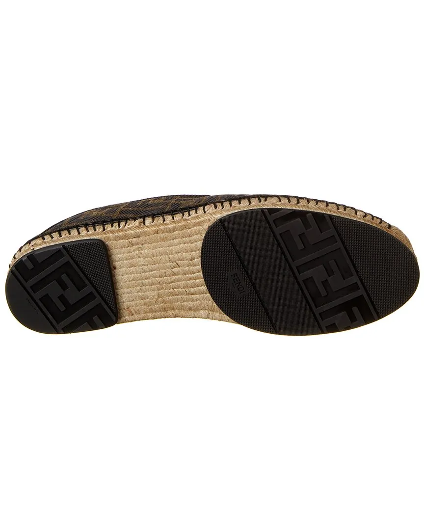Hot price drop Leather-Trim FF Espadrille Popular choice FENDI