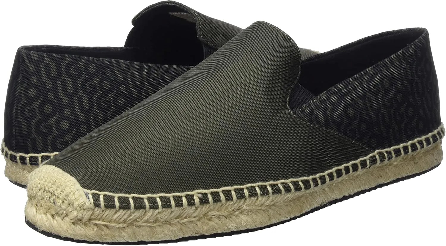 HUGO Men's Modern Espadrille Wedge Sandal