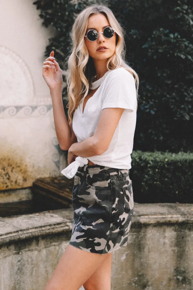 Idolise Skirt Khaki