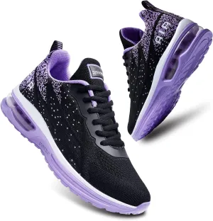 JARLIF Women's Lightweight Athletic Running Shoes Breathable Sport Air Fitness Gym Jogging Sneakers (Size5.5-11)