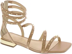 Jessica Simpson Womens Cenedra Studded Faux Leather Ankle Strap