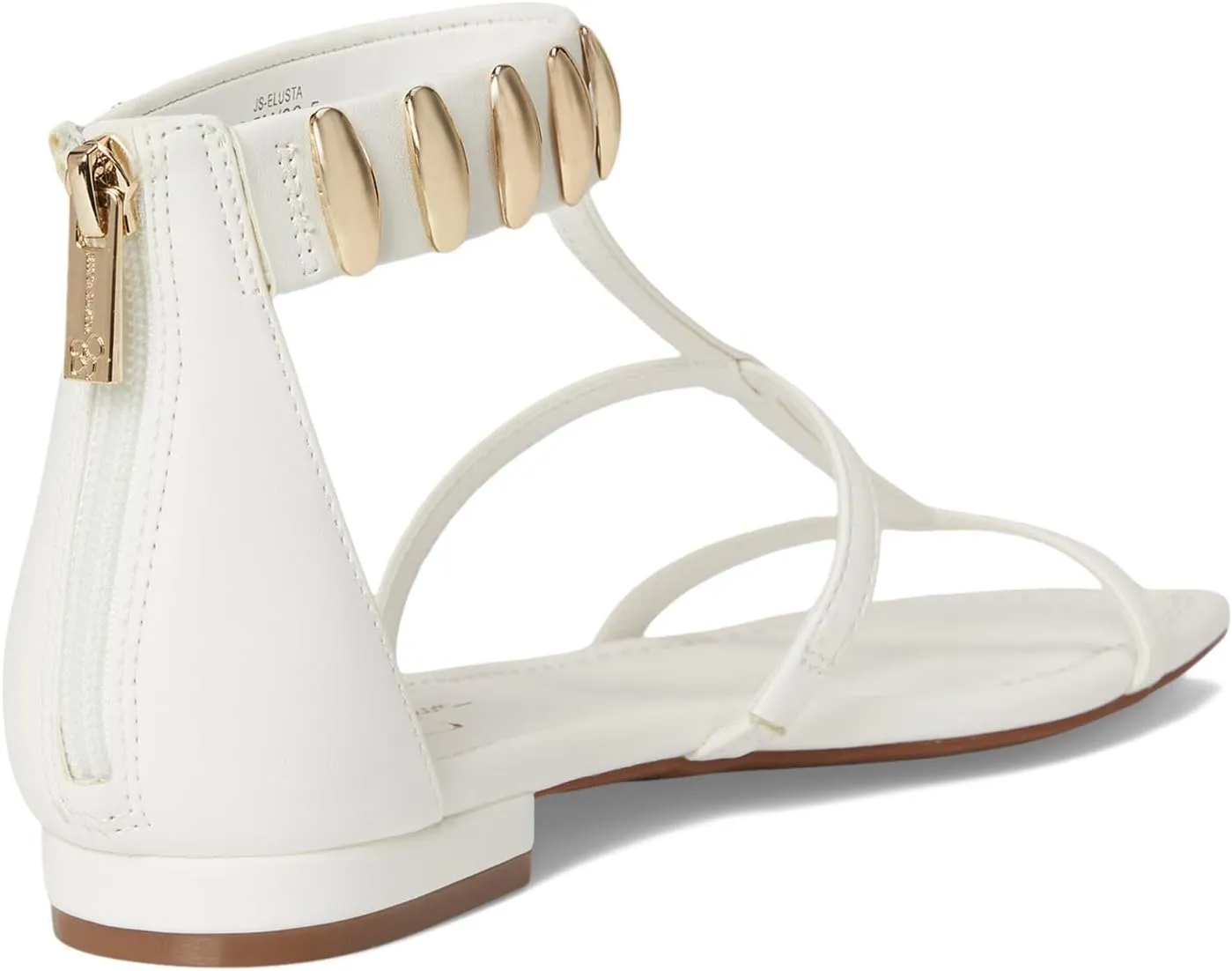 Jessica Simpson Women's Elusta Studded T-Strap Sandals Flat