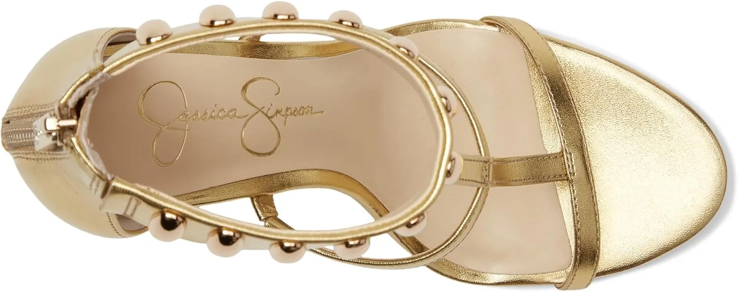Jessica Simpson Women's Juniya Studded Heeled Sandals