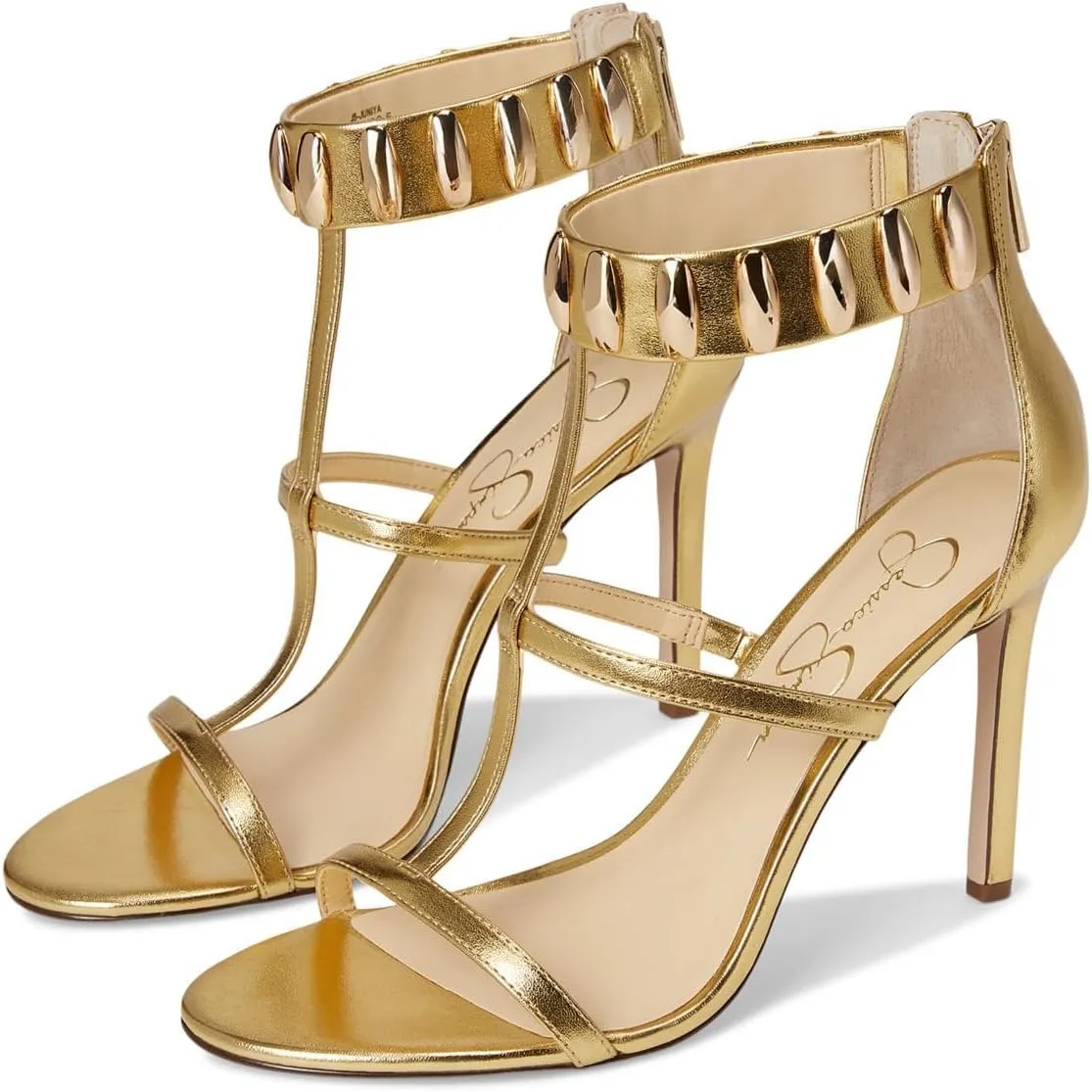 Jessica Simpson Women's Juniya Studded Heeled Sandals
