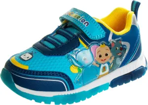 Josmo Kids Cocomelon Sneaker LED Light Up Shoe Laceless - Unisex Shoes Sport Athletic Sneakers for Boys and Girls (Size Toddler - Little Kid)