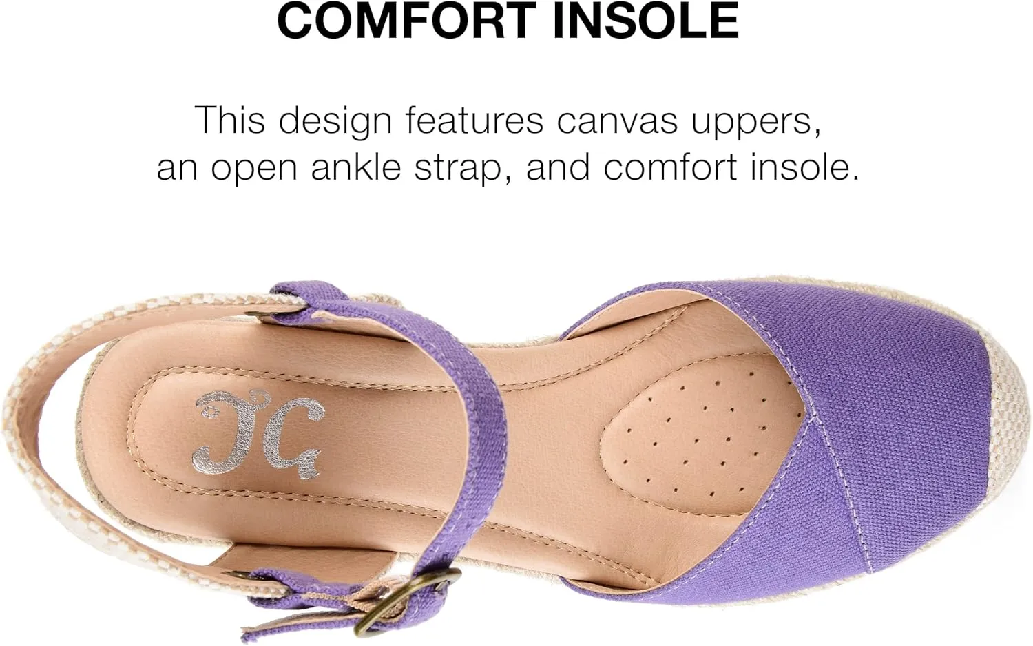 Journee Women's Comfort Foam Ashlyn Espadrille Wedge Sandals