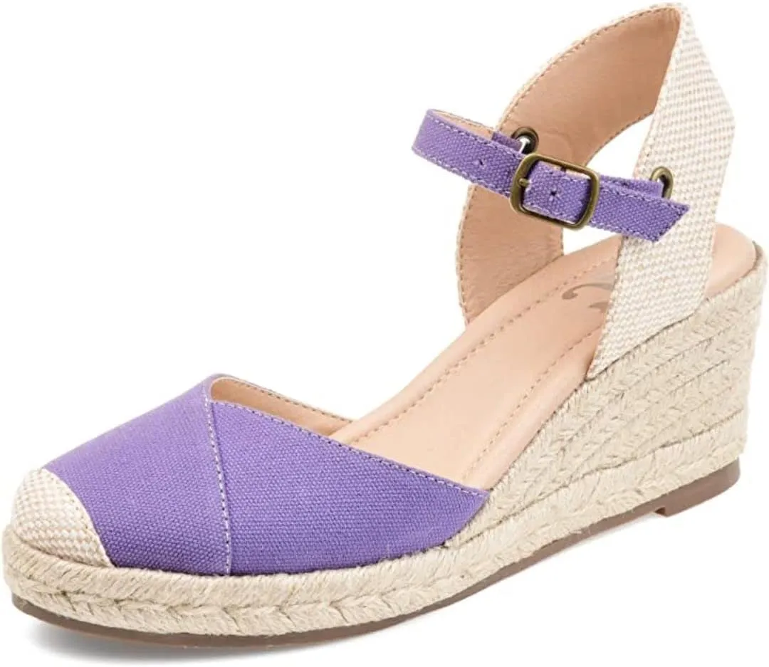 Journee Women's Comfort Foam Ashlyn Espadrille Wedge Sandals