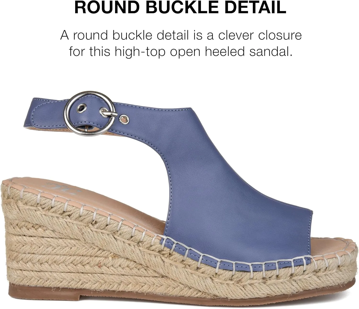 Journee Women's Crew Espadrille Wedge Sandals