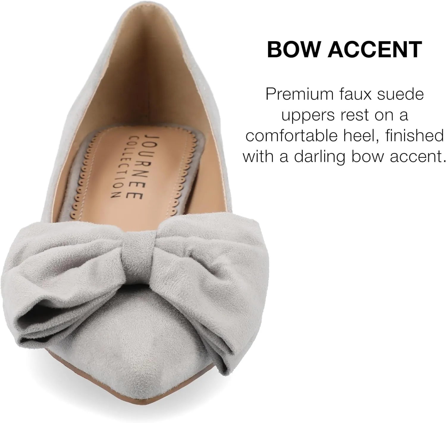 Journee Womens Orana Pointed Toe Kitten Heel Pumps