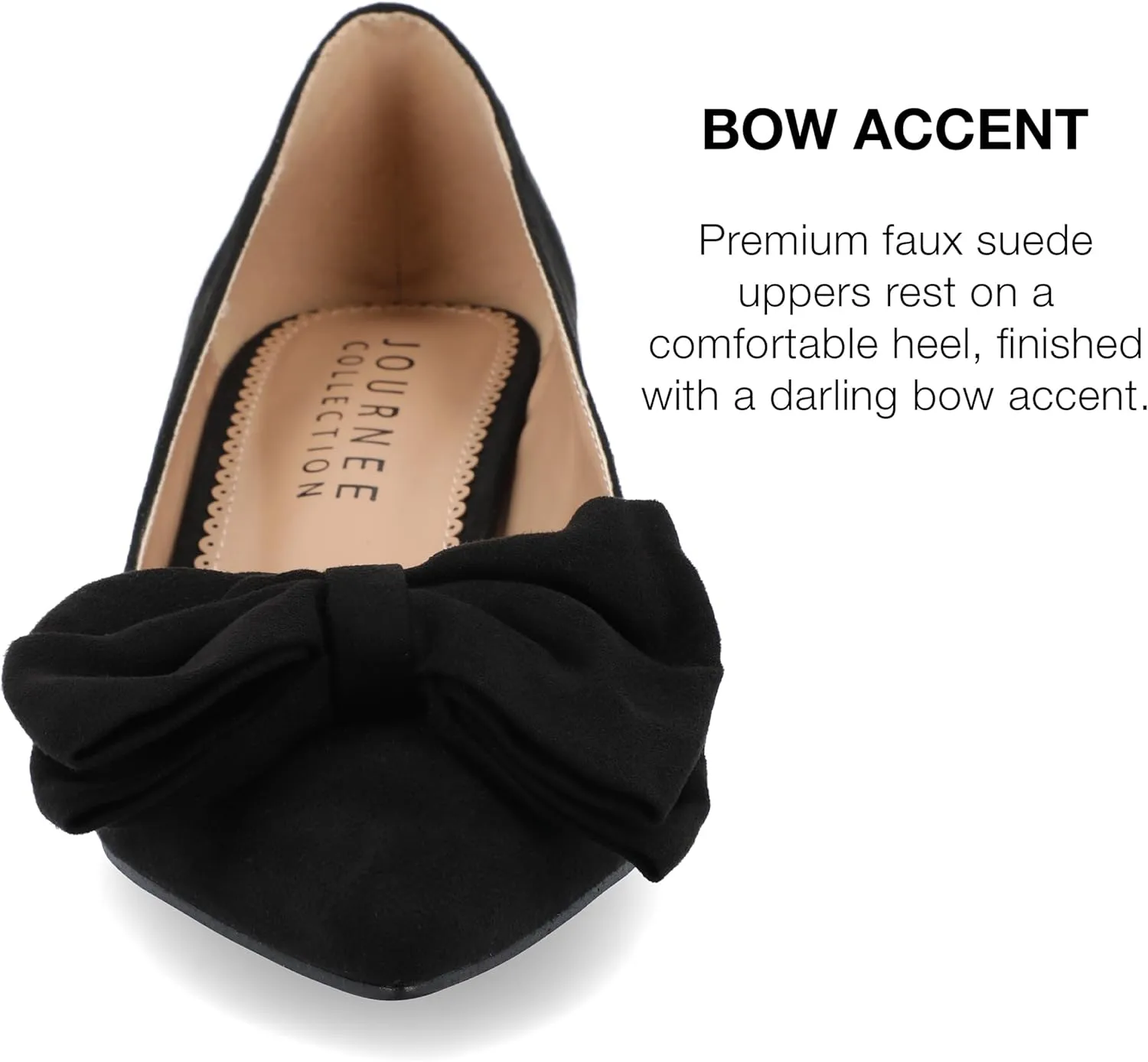 Journee Womens Orana Pointed Toe Kitten Heel Pumps