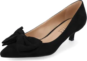 Journee Womens Orana Pointed Toe Kitten Heel Pumps