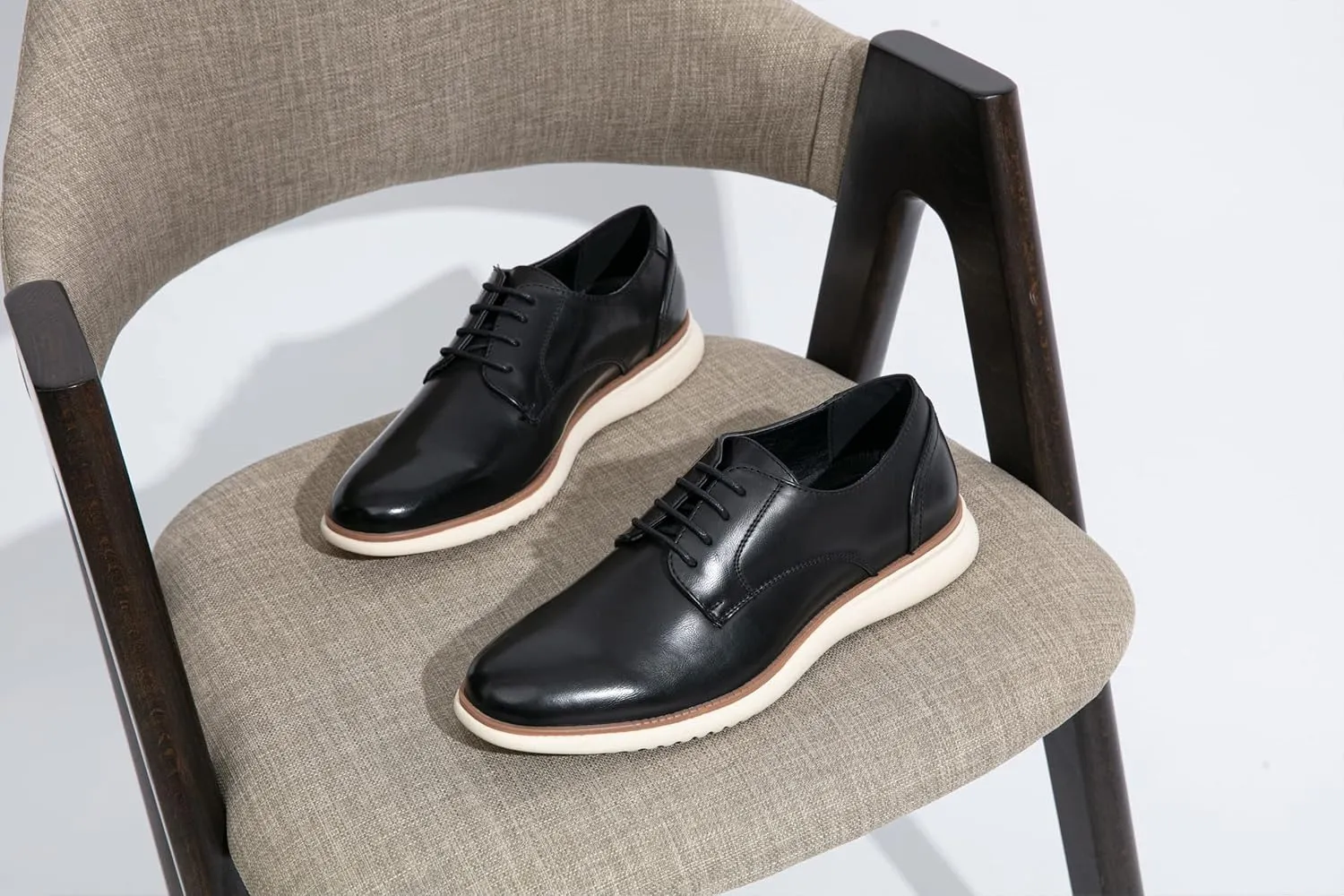 Jousen Men's Dress Shoes Brogue Formal Lace Up Oxfords Shoes