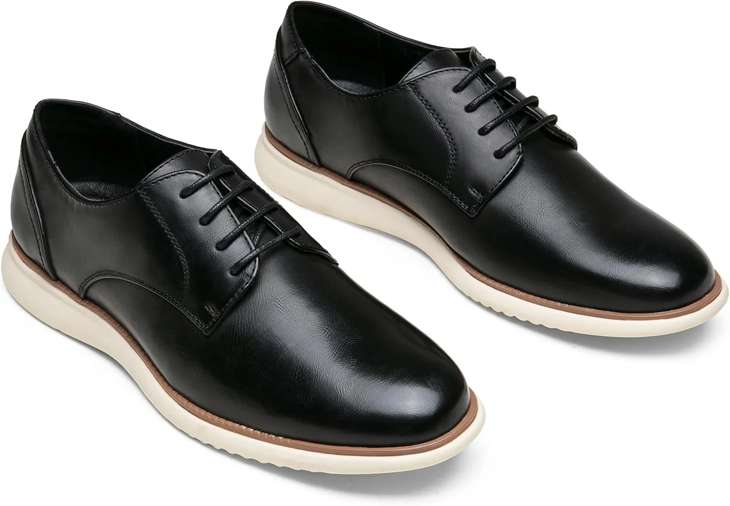 Jousen Men's Dress Shoes Brogue Formal Lace Up Oxfords Shoes