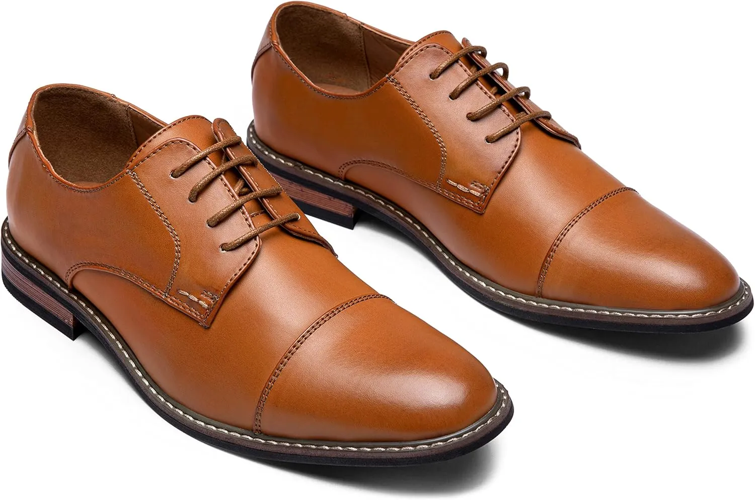 Jousen Men's Dress Shoes Classic Oxfords Formal Business Shoes Modern Derby Oxford