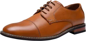 Jousen Men's Dress Shoes Classic Oxfords Formal Business Shoes Modern Derby Oxford
