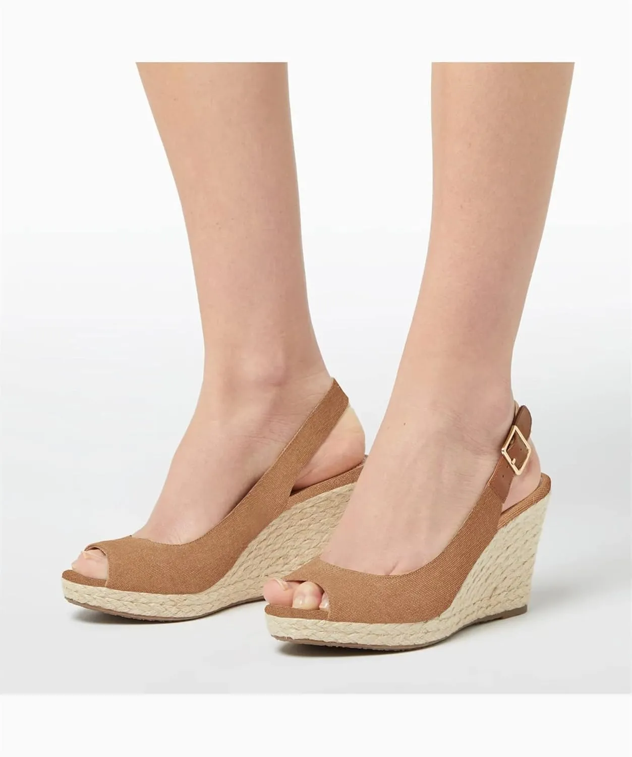 Juliet Holy Womens Ankle Strap Espadrille Wedges Round Open Toe Platform Slingback Slip on Peep Toe Sandals Comfort Summer Shoes