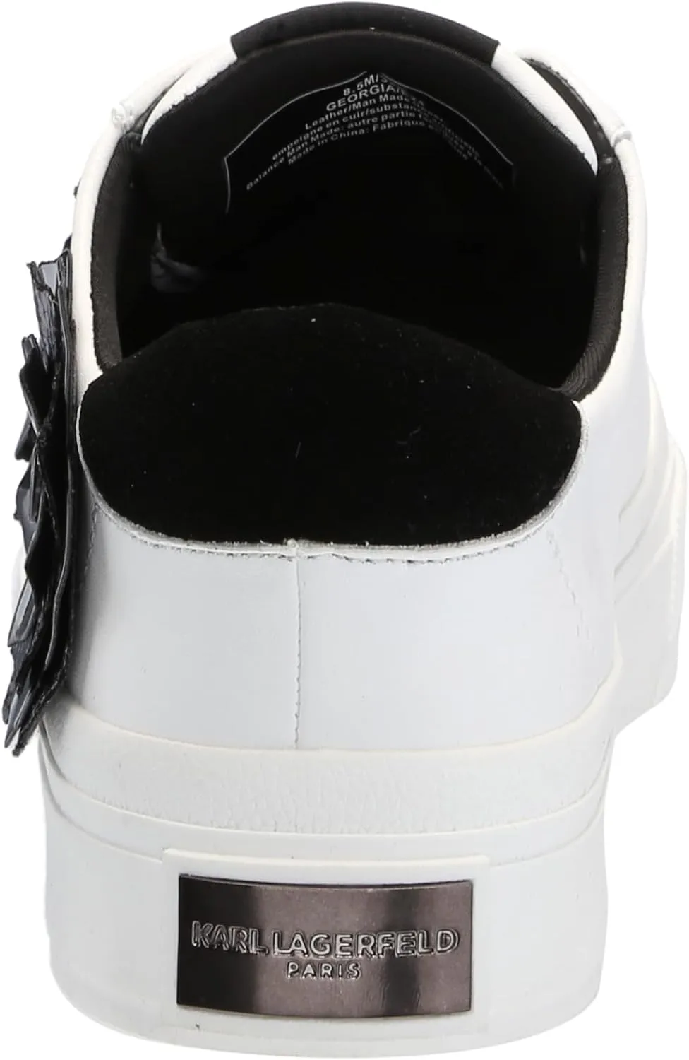 KARL LAGERFELD womens Georgia Lace Up Sneaker