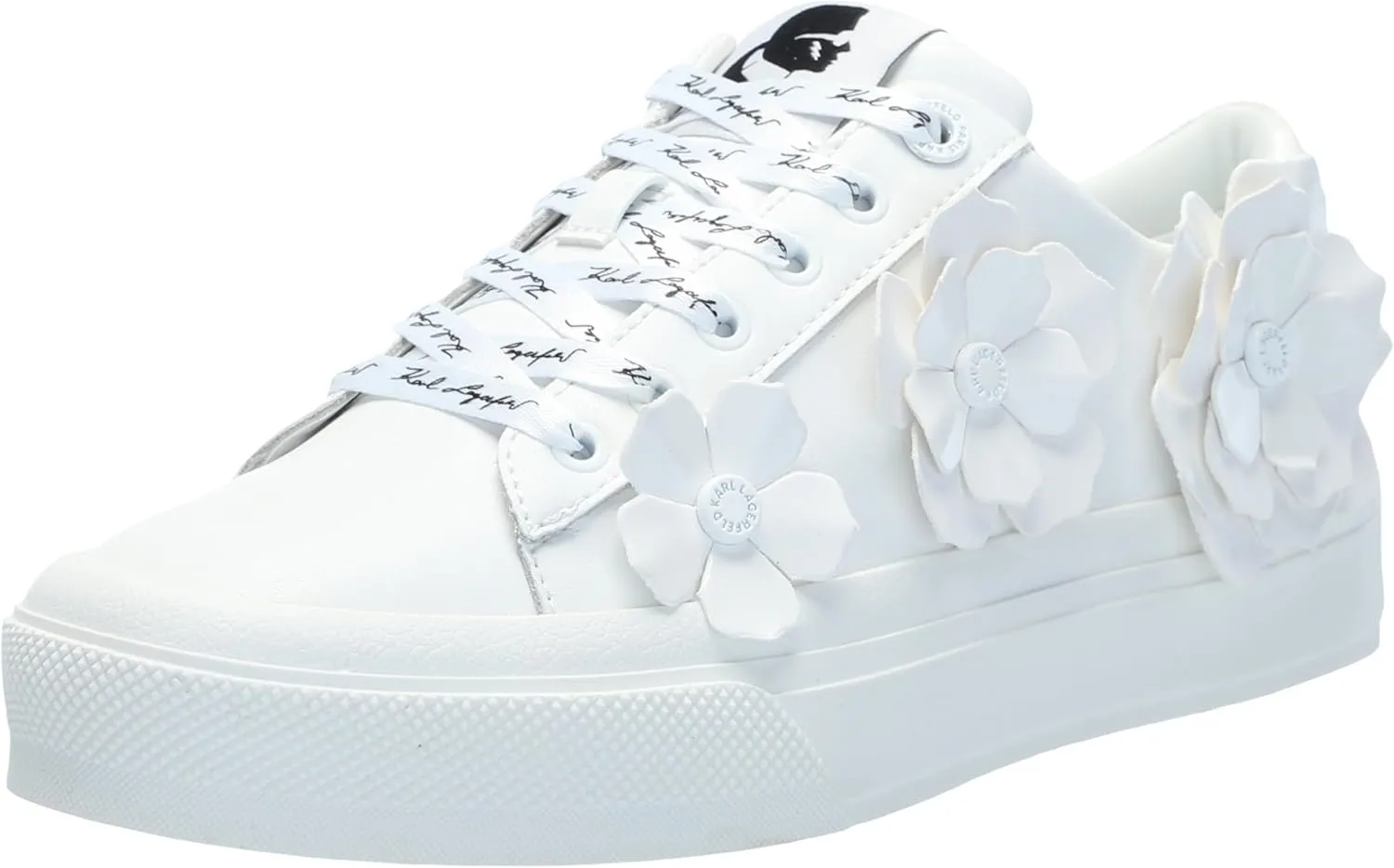 KARL LAGERFELD womens Georgia Lace Up Sneaker
