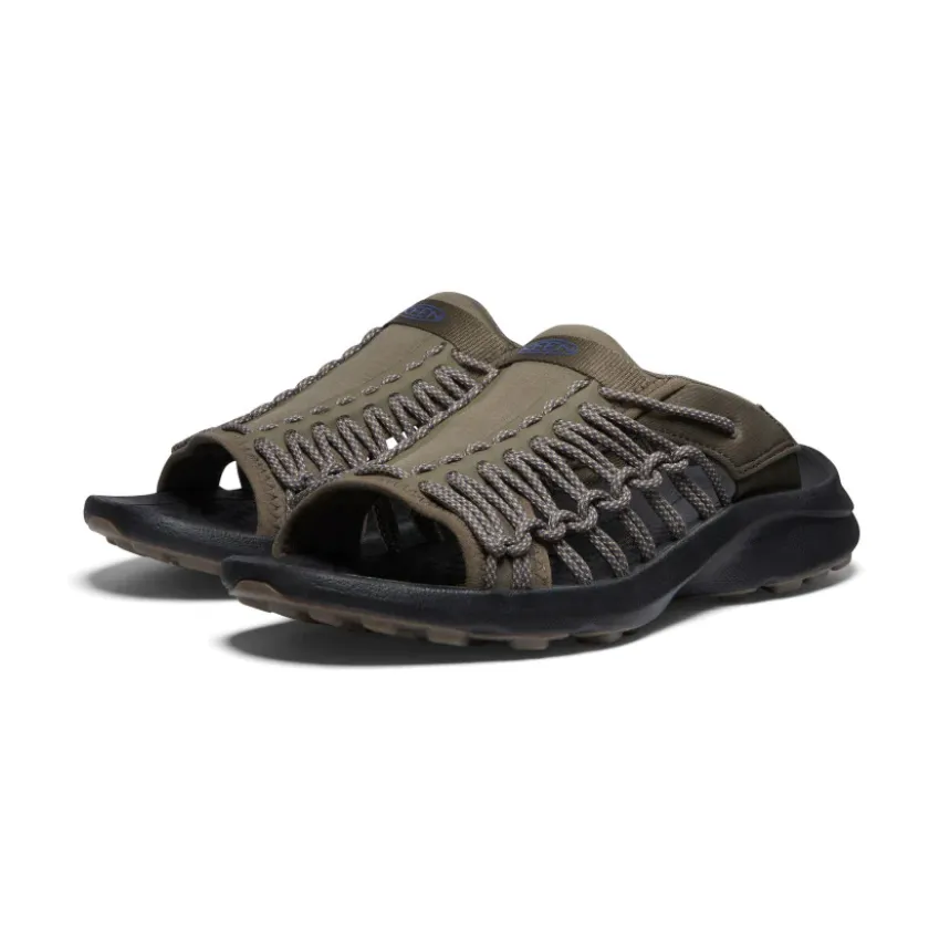 KEEN UNEEK SNK Slide Sandal Canteen/Black 1027183 Men (LF)